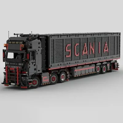 Neue 3868Pcs City Engineering Serie Anhänger für Scania Lkw Modell Diy Kreative Ideen KidToy Geburtstag Geschenk Technologie Blöcke Moc Image