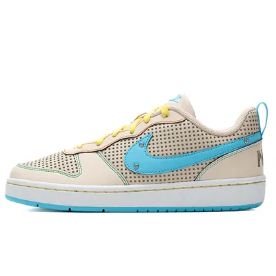 Nike Women's Shoes Big Children's Shoes Court Borough Low Recraft Bg Sports Shoes Breathable Lightweight Fashion Casual Shoes Sneakers Ib7726-126