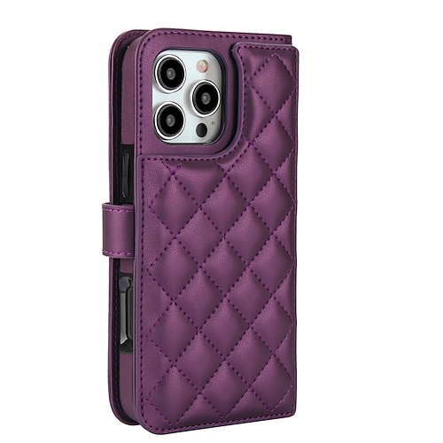 Handy Hülle Handyhüllen Für 16 15 14 Pro Max Plus 16e 13 Mini Brieftaschenhülle mit Trageriemen Ständer Kartenfach Retro TPU PU-Leder Image