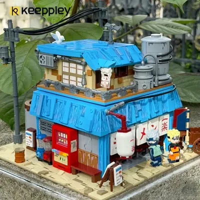 Keeppley Naruto Breeze Serie Yile Lamian Nudeln Halle Zusammengebaute Bausteine Kinderspielzeug Sammlung Modell K20509 Image