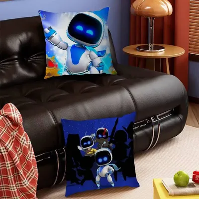 Astro B-Bot Bürokissen-Kissenbezug, Auto-Kissenbezug, 45 x 45 cm, Lendenkissenbezug, Sofa-Kissenbezug Image