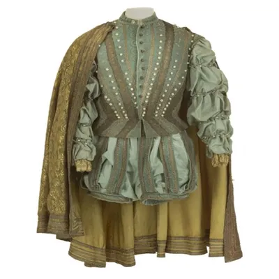 1895er Jahre historisches Tudor-König-Kostüm, Outfits für Männer, Tudor elisabethanischer König Henry VIII, Ballkleid, Anzug, individuell Image
