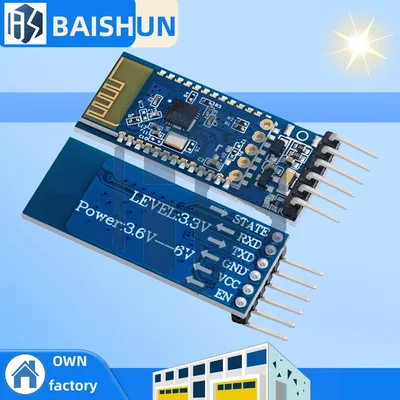SPP-C Bluetooth Serial Module (JDY-30 = JDY-31): Wireless Pass-Through Communication – Replaces HC-05/HC-06