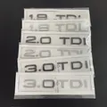 Nuovo 3D ABS Cromato Nero 1.9TDI 2.0 TDI 3.0 TDI Lettere Baule Posteriore Logo Distintivo Emblema Adesivo Per Audi A3 A4 A5 A6 Q3 Q5 Q7 S7