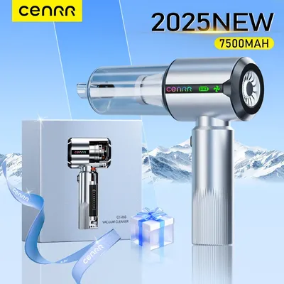 NEUE CENRR Auto Staubsauger Starke Saugleistung Leistungsstarke Tragbare Handheld Auto Reiniger Staub Display Lampe Air Gun Image