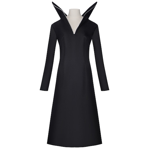 Gothic-Horror Dunkle Wissenschaft Kleid Kostüm Festkleidung Cosplay for Damen Erwachsene Halloween Karneval Leistung Party Pädagogisches Ankleiden Image