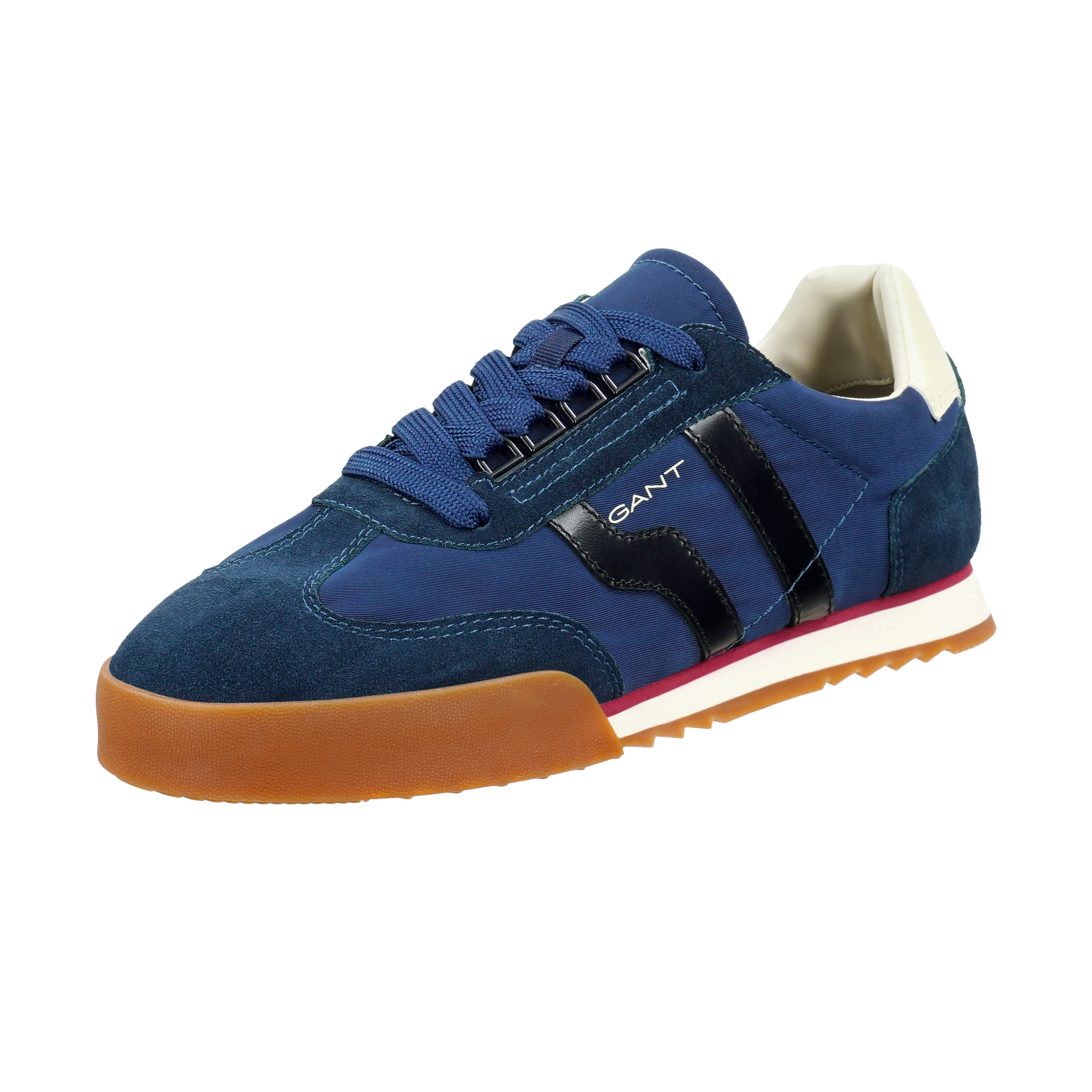 Sneaker GANT "Balley", Herren, Gr. 42, blau (marine), Nylon, Veloursleder, Schuhe Sneaker, im Retro Look