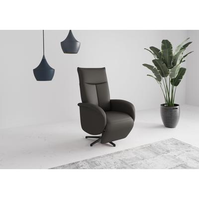 TV-Sessel SIT & MORE "Juma, inkl. Drehfunktion & Kopfteilverstellung", grau (anthrazit), B:75cm H:110cm T:82cm, Sessel, Höhe Armlehne 66 cm, wahlweise mit Aufstehhilfe, 2 Motoren und Akku Image