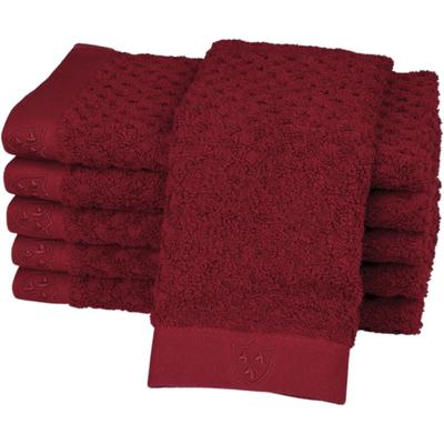 Gästehandtuch ROSS "Harmony", rot (kirsche), B:30cm L:50cm, Frottier, Baumwolle, Handtücher (Packung), 100 % Baumwolle, Hoch Tief Struktur, viele Farben Image