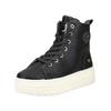 Sneaker MUSTANG SHOES "Mustang Shoes Sneaker Lederimitat", Damen, Gr. 36, schwarz, Lederimitat, casual, Schuhe