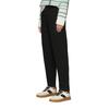 Stoffhose S.OLIVER, Damen, Gr. 36, N-Gr, schwarz, Web, Obermaterial: 74% Polyester, 22% Viskose, 4% Elasthan, unifarben, casual, lang, Hosen, mit elastische Bund und Bindeband