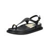 Zehentrenner DOLCE VITA "Dolce Vita Sandalen Leder", Damen, Gr. 38, schwarz, Leder, casual, Schuhe