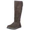 Stiefel LEGERO "Legero Stiefel Veloursleder", Damen, Gr. 40, grau, Veloursleder, casual, Schuhe