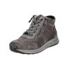 Sneaker ARA "Ara Sneaker Veloursleder", Damen, Gr. 38, grau (steel), Veloursleder, casual, Schuhe