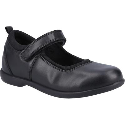 Hush Puppies Bianca SNR Mädchenschuhe Aus Schwarzem Leder Image