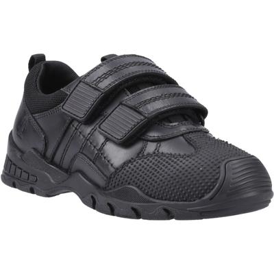 Hush Puppies Tristen Lederslipper In Schwarz Für Jungen Image