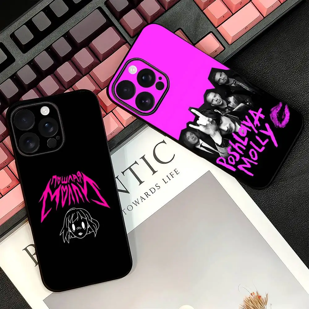 Poshlaya Molly Band Handyhülle für iPhone 16 15 14 13 12 11 PRO MAX PLUS Mini TPU Weiche bis hautfreundliche Hülle Image
