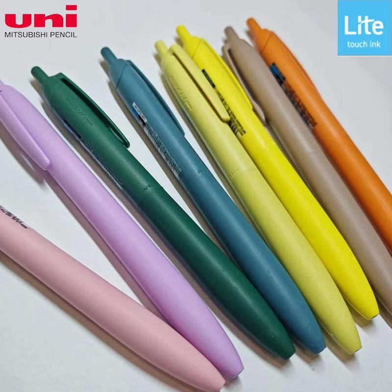 Japan Uni Mitsubishi JETSTREAM Lite Kugelschreiber mit neuer Tinte, verschiedene Farben, 0,5/0,7 mm, ultraglatte Stifte, Federlicht-Schreibgebrauch Image