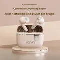 Auricolari Bluetooth 5.4 wireless Sony Cuffie da gioco a lunga durata della batteria Cuffie audio stereo HIFI a doppia modalità con microfono