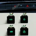 Interruttore di scarico del riscaldamento del volante con accensione a LED per auto a luce verde rossa con cavo di collegamento per VW Polo 6C 2014 2015 2016