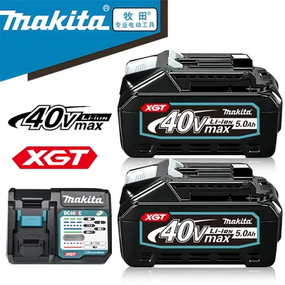 Makita 40V Max XGT Lithium ion Battery 5.0Ah New Original Battery 21700 , BL4020, BL4025, BL4040, BL4050, BL4080 40V Makita