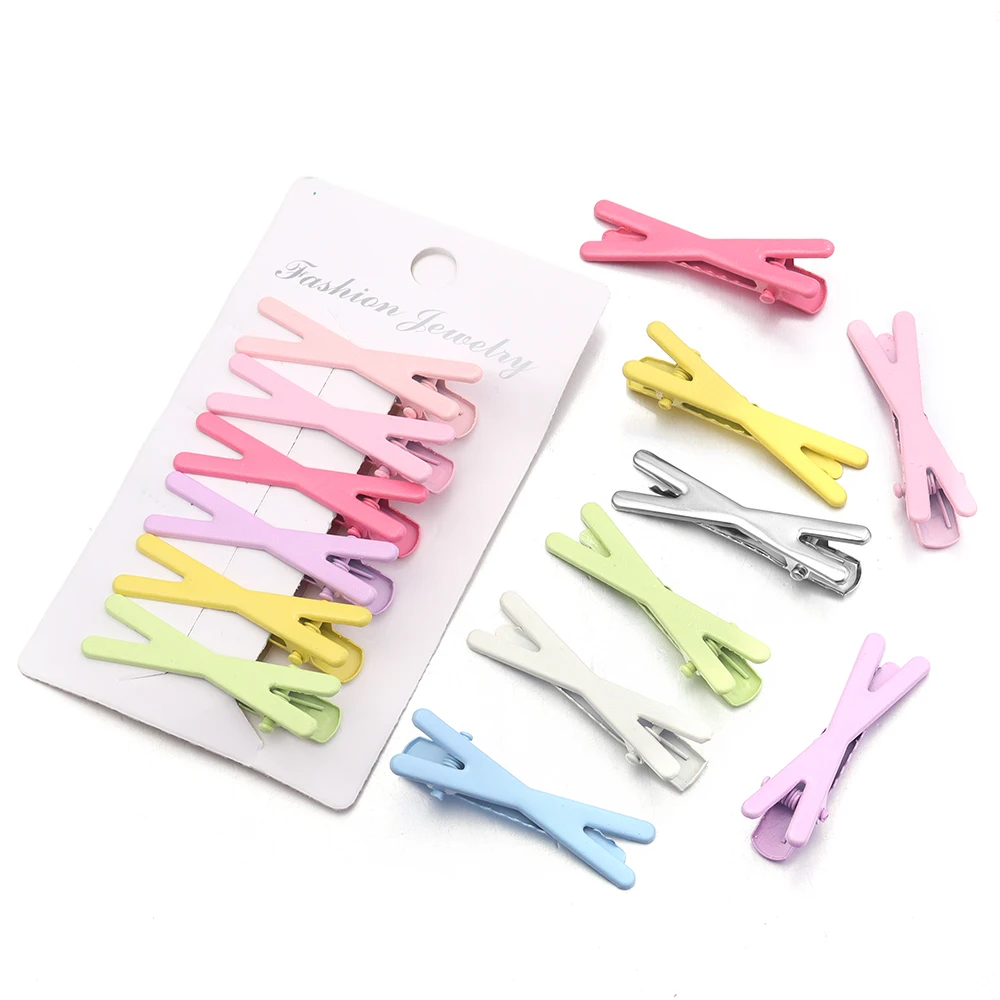 50Pcs X Form Haar Clips Bunte Schöne Einfache Haarnadeln Für Mädchen Kinder Haarspangen Für Frauen Haar Zubehör Image