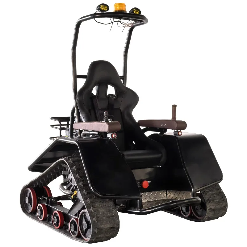 Hochwertiger automatischer Gummiketten-Dreiecksrollstuhl aus Kettenrollstuhl, All-Terrain-Kettenfahrzeug, schnelle Geschwindigkeit, elektrisch Image