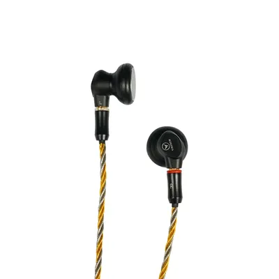 Yincrow RW-4000 RW4000 HiFi-Flach-Headset-Kopfhörer, 15 mm dynamischer Treiber, In-Ear-Ohrhörer mit abnehmbarem 3-in-1-MMCX-Kabel, Bass-IEM Image