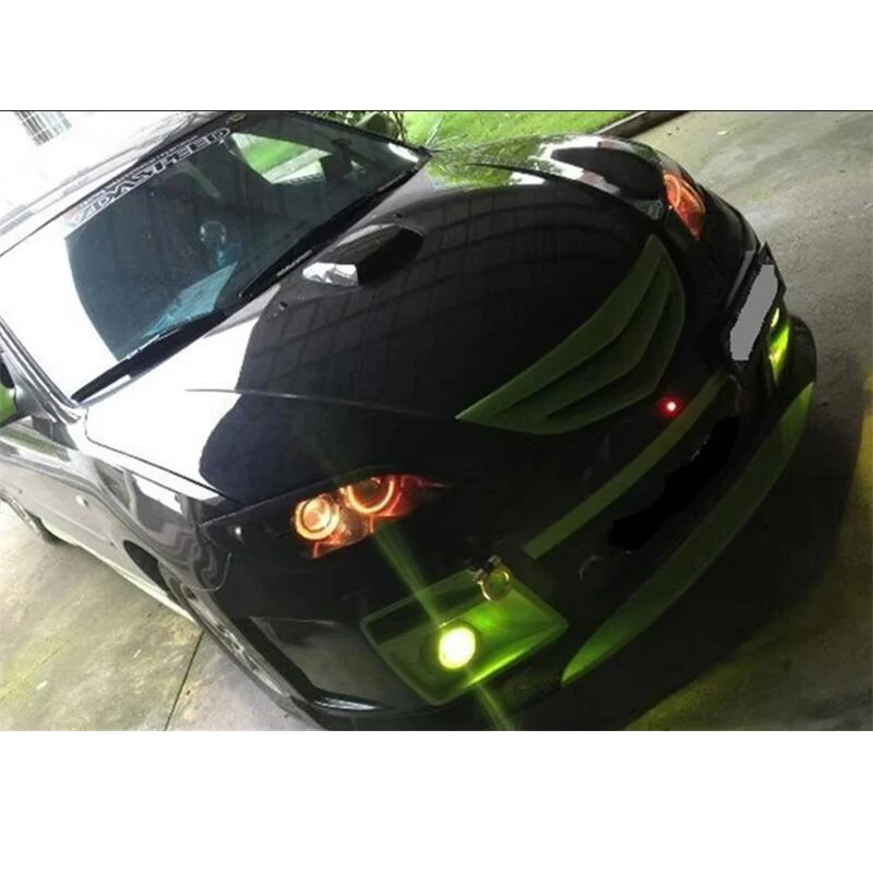 Für Mazda 3/2006-2012 Racing Grille ABS Front Stoßstange Grills Splitter Body Kit Ersatz Installation Image