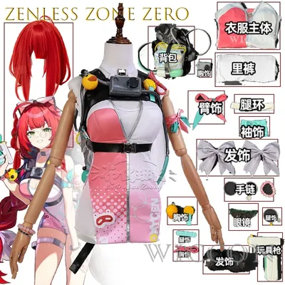 BZenless Zone Zero Ukinami Yuzuha Cosplay Sommer Badeanzug Clear Sky Tanuki Komplettes Set Anime Spiel Charakter Outfit Halloween Cos Image