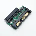 Convertitore per HDD SSD da 1,8" a 2,5" Scheda SATA da 16 pin MSATA a 22 pin Adattatore micro SATA Scheda SATA femmina
