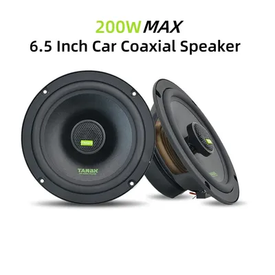200W Car Audio Accessories Coaxial Speaker Audio 6.5 Inch Midrange Bass Speaker 4 Ohms Full Frequency Car Stereo Audio Subwoofer