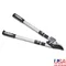 Double Ratcheting Bypass Lopper Telescoping Garden Pruners Heavy Duty Tree Trimmers Rubber Grips Green Wood Cutting