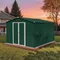 10 x 8 FT Outdoor Storage Shed, Metal Garden Tool Shed with Air Vents & Lockable Doors, Heavy-Duty Waterproof Small Bike shed Ea