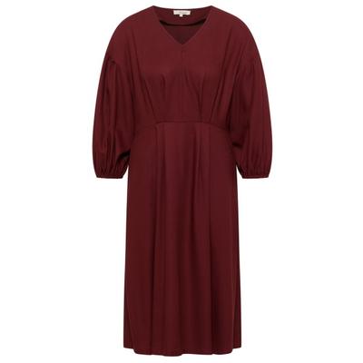 Tranquillo - Women's Tailliertes Kleid aus EcoVero Viskose - Kleid Gr 36 rot Image