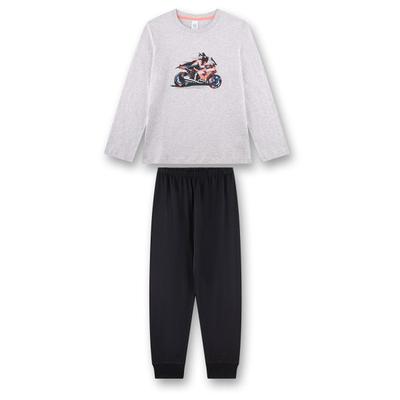 Sanetta - Kid's Pyjama Long 245946 - Schlafanzug Gr 164 weiß Image