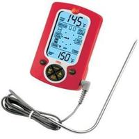Taylor 808N-4L Weekend Warrior Remote Probe Cooking Thermometer - Celsius, Fahrenheit Reading - Cloc