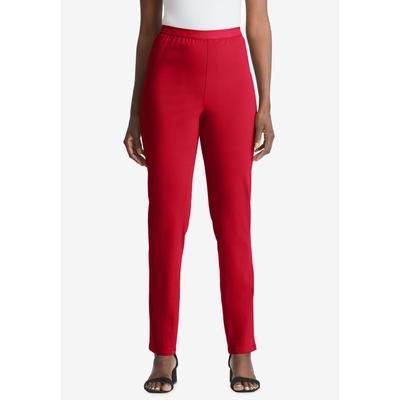 Plus Size Women's Stretch Denim Straight-Leg Jegging by Jessica London in Classic Red (Size 16 P) Jeans Legging