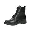 Schnürstiefelette CAPRICE "Caprice Stiefelette Nappaleder", Damen, Gr. 40, schwarz, Nappaleder, casual, Schuhe