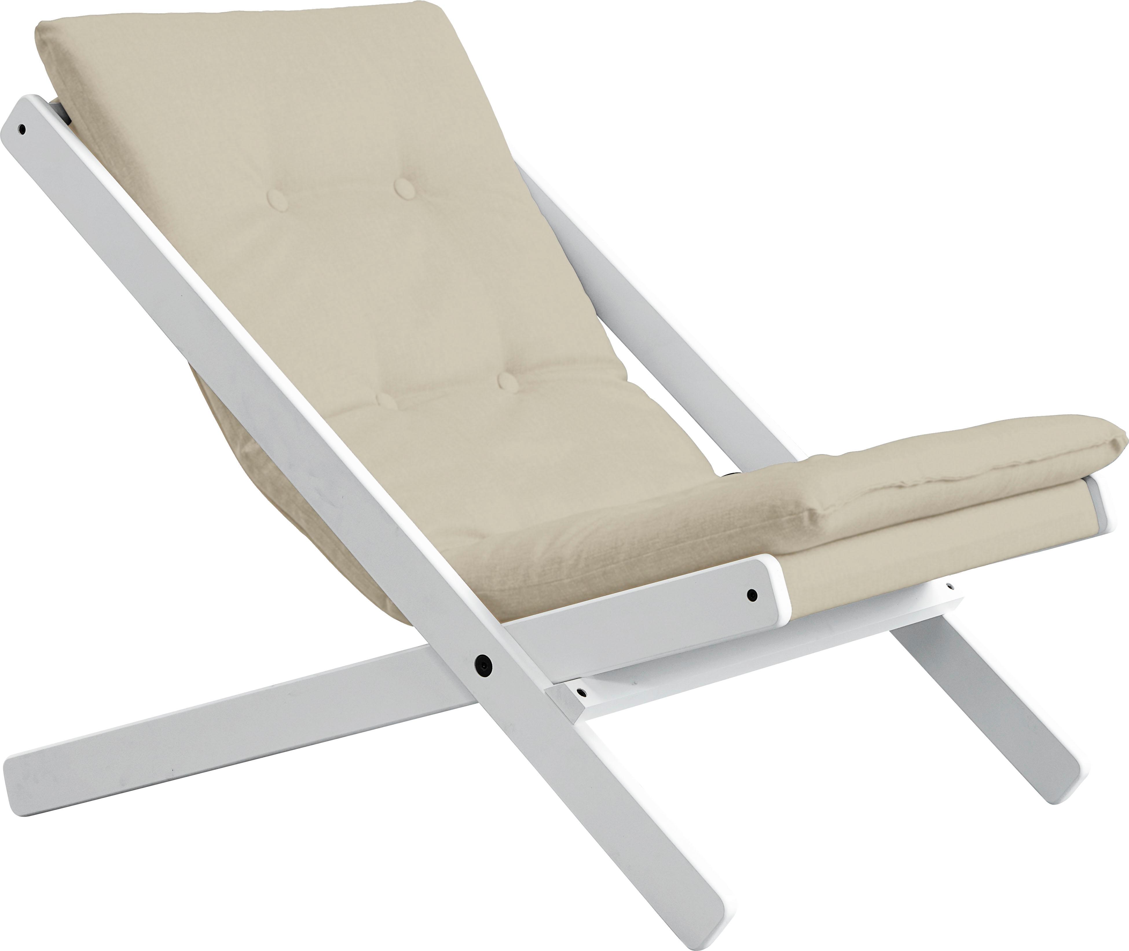 Klappstuhl KARUP DESIGN "Boogie", beige (beige, weiß), Stühle, Klappstuhl, Bezugsqualität 1 Image