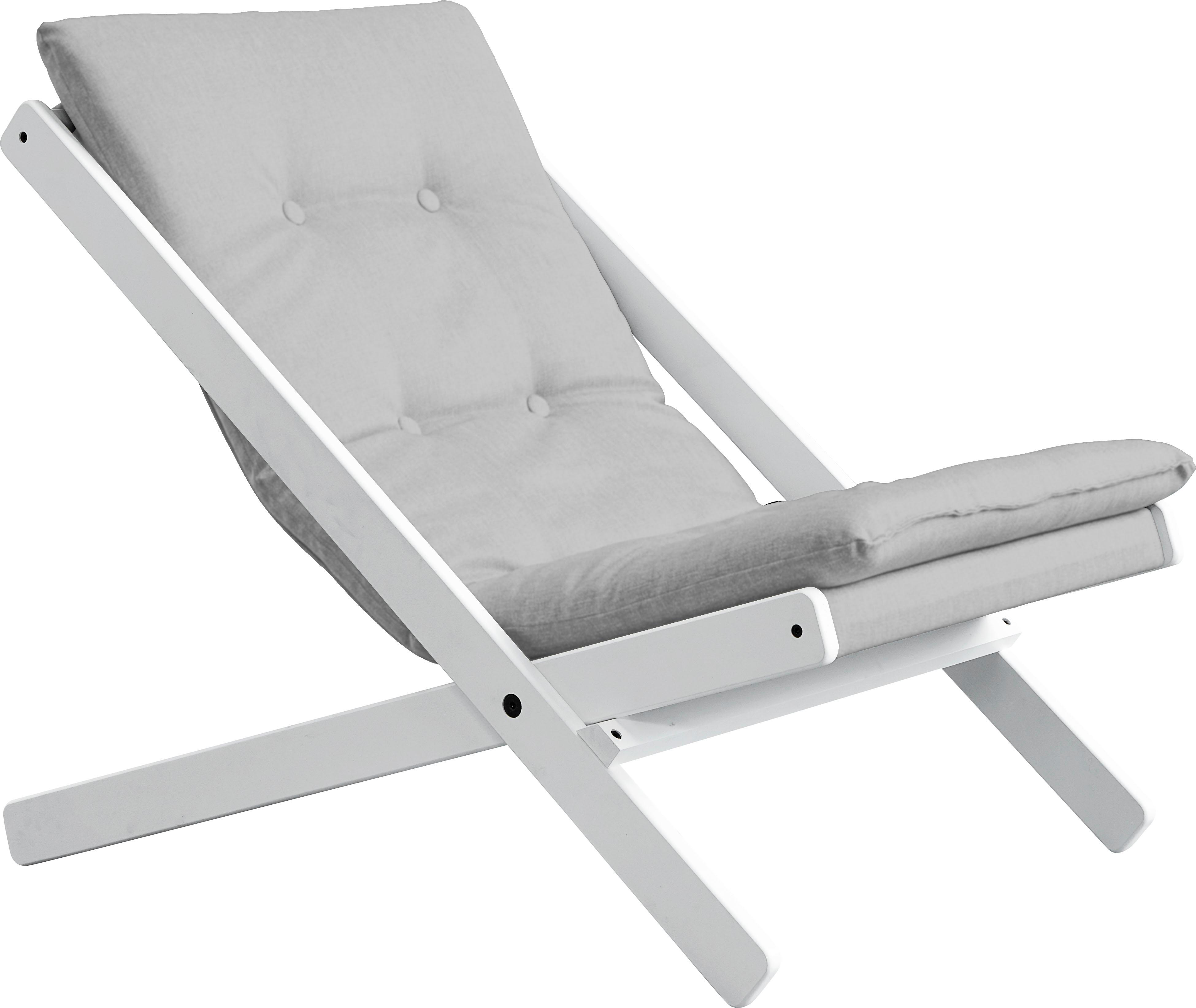 Klappstuhl KARUP DESIGN "Boogie", grau (hellgrau, weiß), Stühle, Bezugsqualität 1