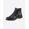 Stiefelette HEINE, Damen, Gr. 42, schwarz, Leder, Rindsleder, Glattleder, modisch, Schuhe
