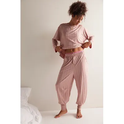 Everyday Feeling Joggers by Intimately at Free People in Dusty Himalayan, Size: Large
