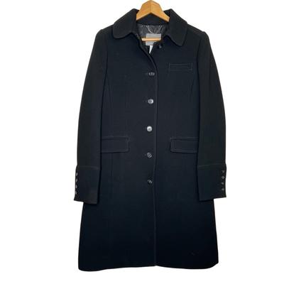 J. Crew Jackets & Coats | J. Crew Italian Double Cloth Wool Coat Size T10 Womens Black Top Coat Thinsulate | Color: Black | Size: T10