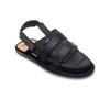 Sandale QUIKSILVER "After Session Mule", Gr. 14(47), schwarz, Obermaterial: Textil, Leder, Reißverschluss u2013 Futter: Textil u2013 Laufsohle: Gummi, Schuhe