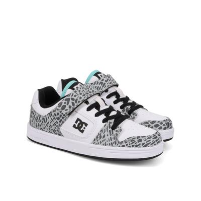Sneaker DC SHOES "Manteca 4 V Sn", Kinder, Gr. 5,5(36,5), weiß, grau, schwarz, 100% Synthetik, Schuhe Image
