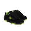 Sneaker DC SHOES "DC Coiler", Gr. 11(44,5), gelb (schwarz, lime), 42.52% Leder, 34.74% Synthetikmaterial, 22.74% Polyester, Schuhe