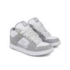 Sneaker DC SHOES "Manteca 4 Mid", Gr. 11(43), grau (grau, weiß), 59.27% Leder, 40.73% Synthetikmaterial, Schuhe