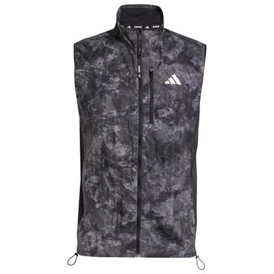 adidas - Own The Run Spray Dye Vest - Laufweste Gr XXL grau