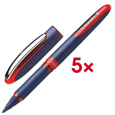 Schneider 5x Tintenroller »One Business« rot Image